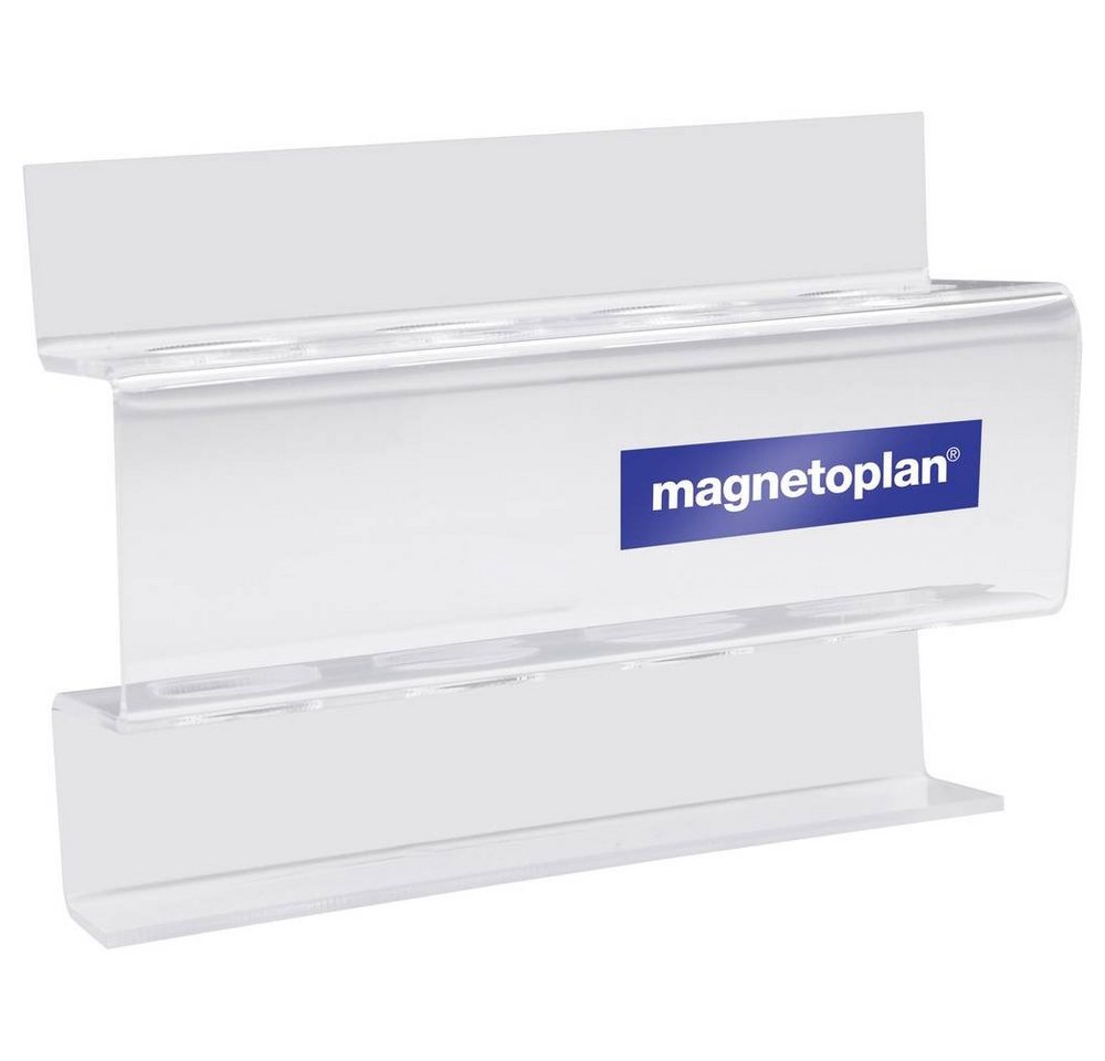 magnetoplan® Magnettafel Markerhalter aus Acryl, magnetisch haftend von magnetoplan®