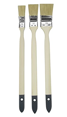 Wow!Tools Heizkörperpinsel-Set 3-teilig, Standard 3 x Heizkörper-Pinsel 25 mm, 35 mm, 50 mm von Mako