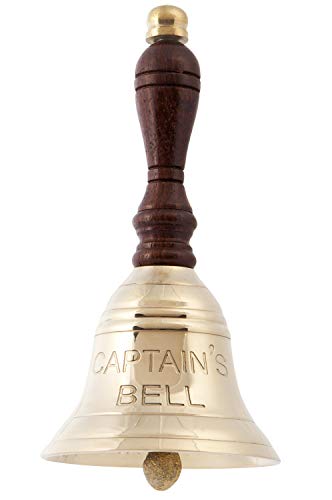 Tischglocke Messing 12,5cm Captains Bell von mare-me