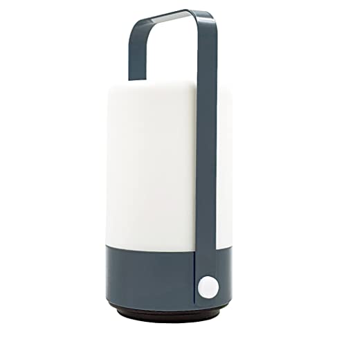 Tragbare LED Laterne NIMBUS - Design Outdoor Tischlampe batteriebetr. 19,5cm Anthrazit von matrasa