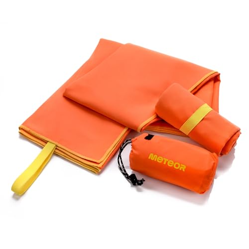 meteor Sport tücher handtücher L XL XXL Größen 9 Farben Ultra leicht Microfaser Handtuch Ultra saugfähig Fitnes-Handtuch Reisehandtuch Microfaser Sauna Badetuch Strand-Handtuch von meteor