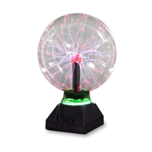 mikamax - Plasma Ball – Night light – Plasmakugel – Cool light – Plasma globe - Decoration Lamp - 20cm – Plasma – Wissenschaft von mikamax