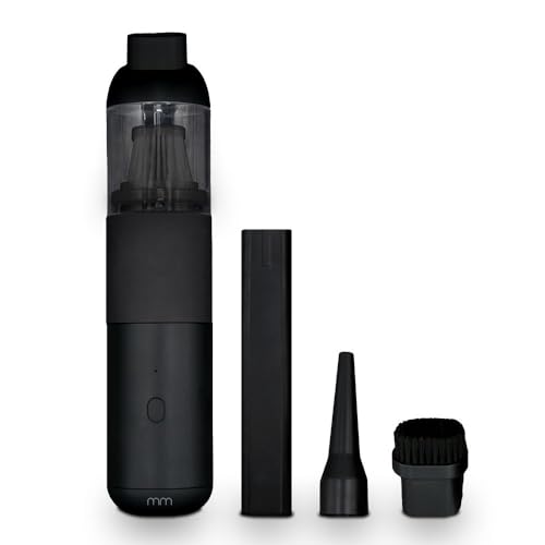 mikamax Portable Vacuum Cleaner - Mini Handstaubsauger Kabellos - Staubsauger mit Blasfunktion - Auto-Staubsauger - Black von mikamax