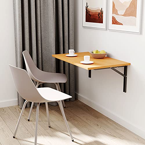 mikon 100x55 | Wandklapptisch Klapptisch Wandtisch Küchentisch Schreibtisch Kindertisch | BAYERISCHE BUCHE von mikon