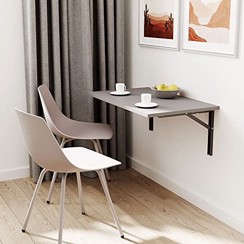 mikon 100x55 | Wandklapptisch Klapptisch Wandtisch Küchentisch Schreibtisch Kindertisch | Light Graphite von mikon
