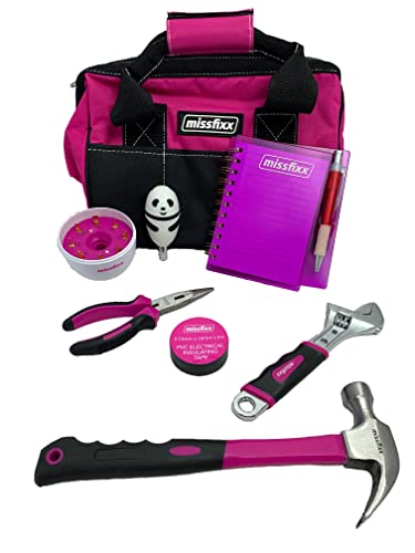 Werkzeugtasche Pink Panda inkl. Werkzeug von missfixx