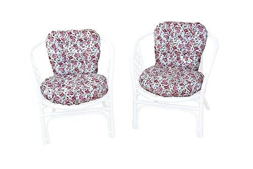 moebel direkt online Sitzkissenauflage 9091 Rosenmotiv Kissen für Zwei Sessel von moebel direkt online