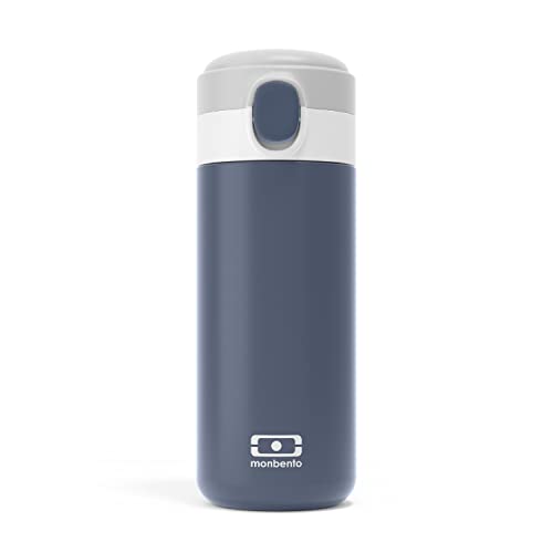 monbento - MB Pop blau Infinity - Edelstahl trinkflasche - BPA frei - Thermosflasche 360 ml von monbento