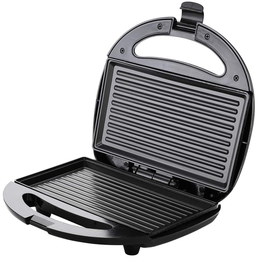 Kontaktgrill Schwarz/Silber 750W von monzana®