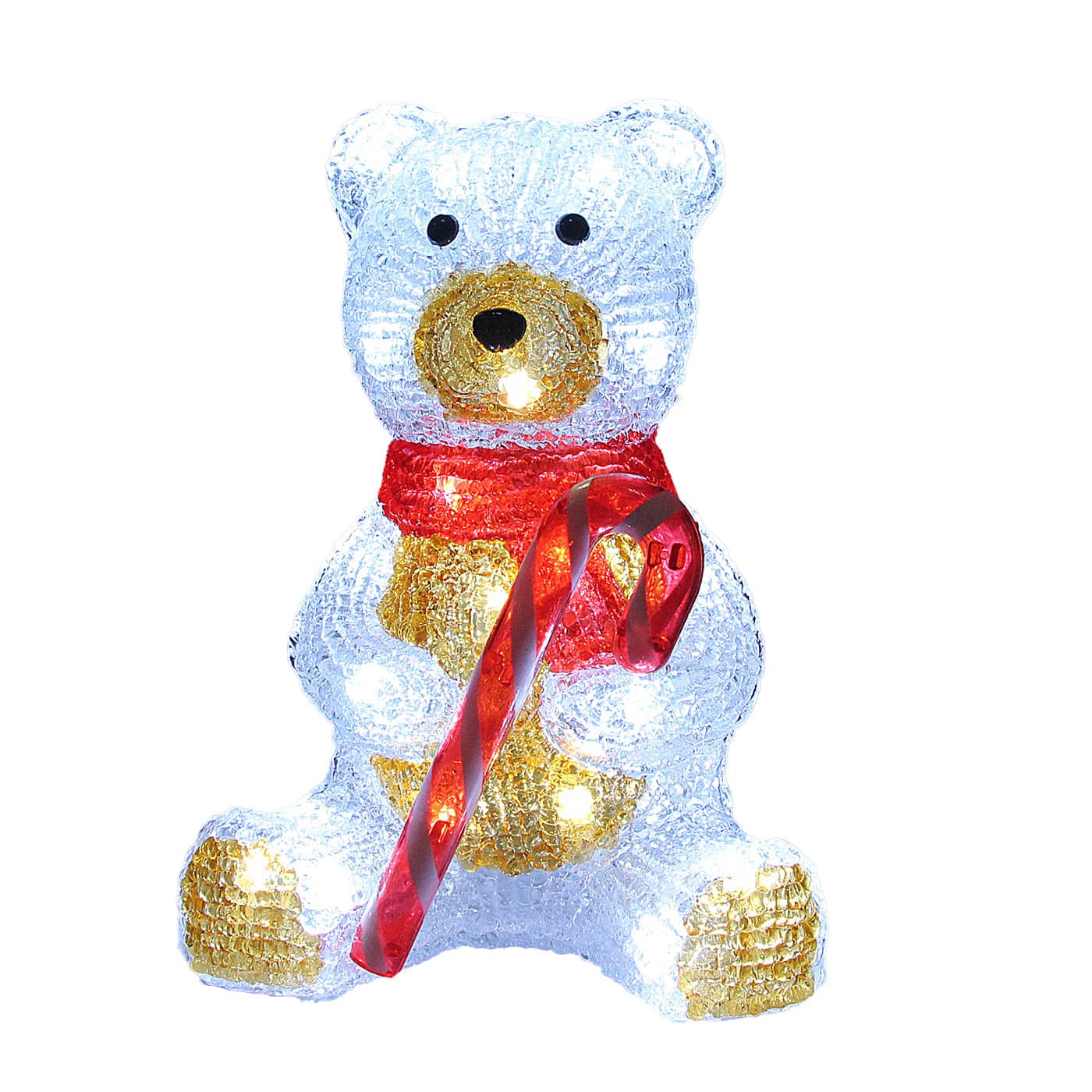 LED Acryl Figur Weihnachten Teddy sitzend von Deuba®
