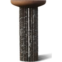 muenkel design Kalypso [Gartenskulptur mit Schmelzoptik in Edelrost Stahl]: L von muenkel design