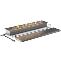 muenkel design safety burner [manueller Ethanol Brenner]: 800 mm - 1x Schutzglas von muenkel design