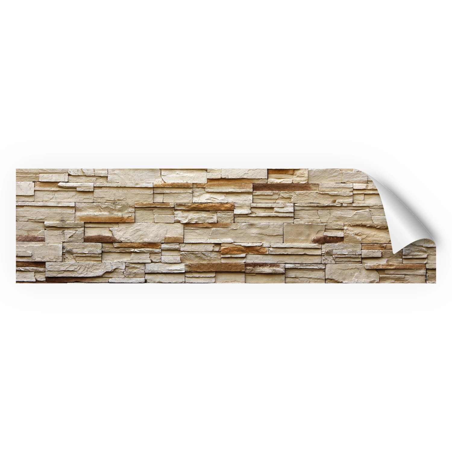 Myspotti Küchenrückwandfolie Rustical Bricks Selbstklebend 220 cm x 60 cm von mySPOTTi