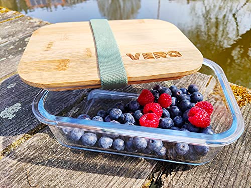 sprengers – Personalisierbare Brotdose aus Glas – nachhaltige & auslaufsichere Brotbox als perfekte Geschenkidee – Lunchbox mit individueller Gravur mit Namen und Motiv von sprengers