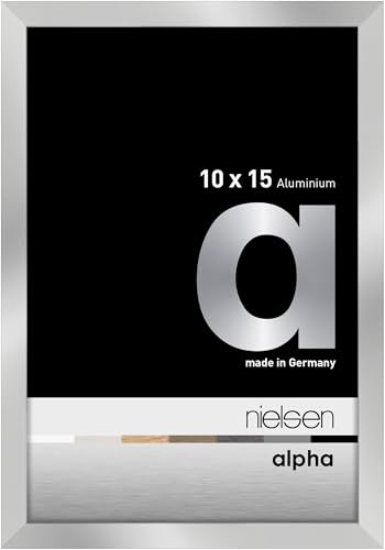 nielsen Aluminium Bilderrahmen Alpha, 10x15 cm, Silber von nielsen
