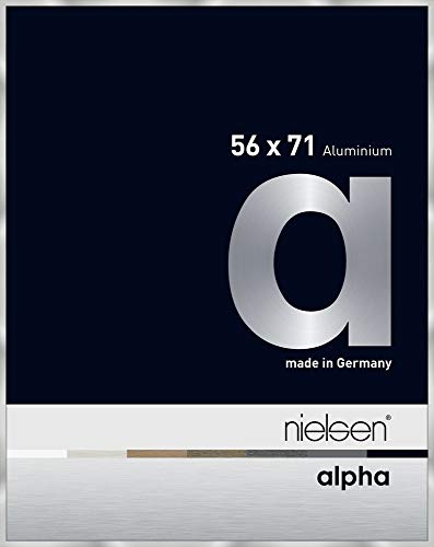 nielsen Aluminium Bilderrahmen Alpha, 56x71 cm, Silber von nielsen