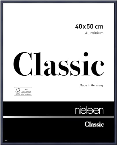 nielsen Aluminium Bilderrahmen Classic, 40x50 cm, Blu von nielsen
