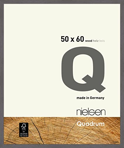 nielsen Holz Bilderrahmen Quadrum, 50x60 cm, Grau von nielsen