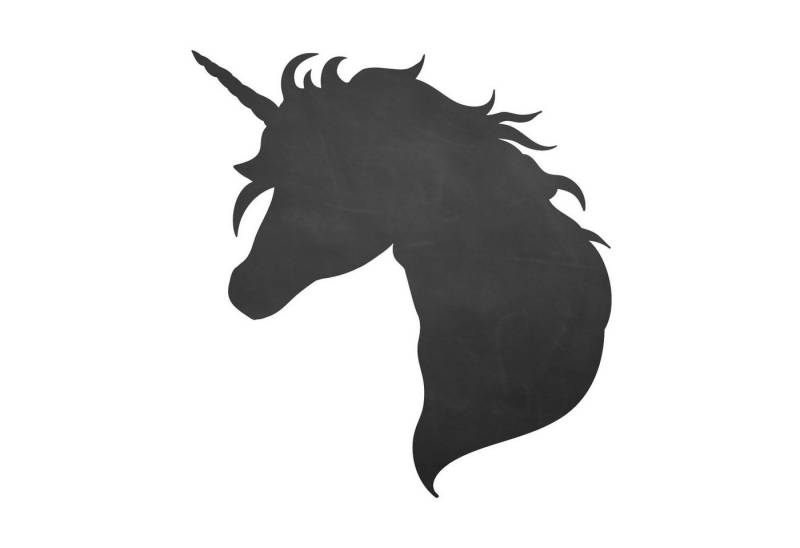 nikima Wandtattoo Einhorn (Folie), selbstklebende Tafelfolie/ Kreidefolie inkl. 3 Stück Kreide von nikima