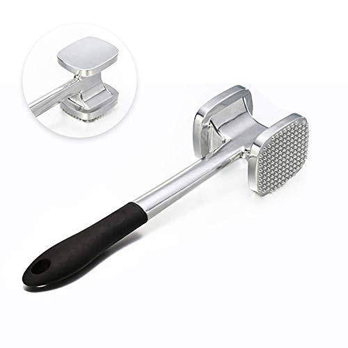 Quadratischer Fleischhammer / Steakhammer aus Aluminium mit flachen Spitzen von nobranded