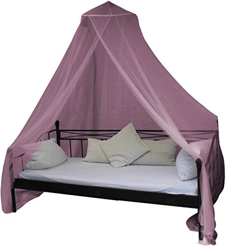 normani Mobiles Moskitonetz - Insektenschutz für In- und Outdoor - für Einzel- und Doppelbetten Farbe Pink von normani