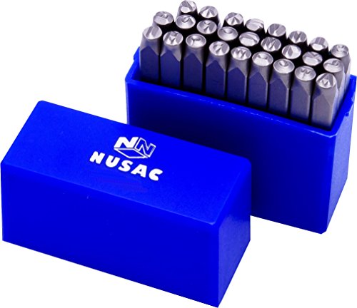 nusac 01408 841 8 mm. acero-alphabet von nusac