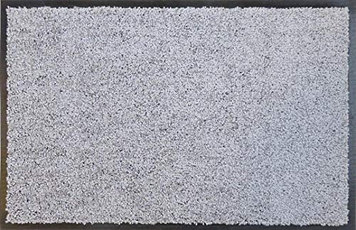 oKu-Tex Fußmatte | Schmutzfangmatte | "Eco-Clean"| Silber/Grau | Recycling-Gummi | für innen | Eingangsbereich / Haustür / Treppenhaus / Flur | rutschfest | 60x90 cm von oKu-Tex
