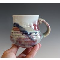 12 Oz Kaffeetasse Keramik, Keramiktasse, Einzigartige Kaffeetasse, Handgemachte Teetasse, Handgedrehte Tasse, Steinzeugtasse von ocpottery