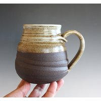 22 Oz Einzigartige Kaffeetasse, Handgemachte Tasse, Steinzeug-Tasse, Gedrehte Keramik-Tasse, Keramik Und Töpferei von ocpottery