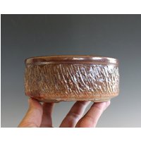 Kostenloser Versand Handgefertigte Keramik Bonsai Topf | Und Töpferei Übertopf Steinzeug Bonsaischale von ocpottery
