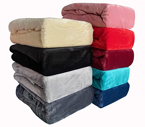 Winter Spannbettlaken Bettlaken Teddy Plüsch Weich Warme Flausch Kuschelig Fleece Cashmere Touch, Größe:2er Pack 90x200 cm - 100x200 cm, Farbe:Bordeaux von one-home