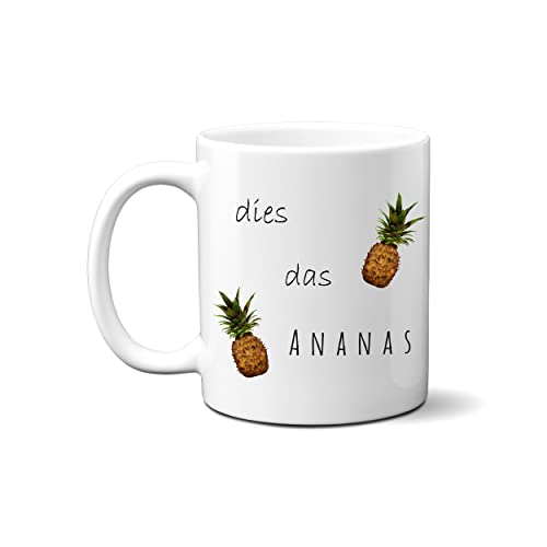 online-hut - Kaffeetasse - Tasse - Lieblingstasse - Sprüche Tasse - Ananas - Geschenkidee - LT-33 von online-hut