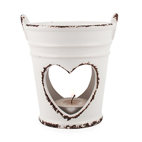 pajoma Keramik Duftlampe ''Old Romantic'' Klein, H 10,5 cm in Weiß von pajoma