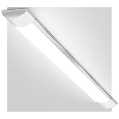 papasbox LED Leuchtstoffröhre 120 Leuchtröhre Feuchtraumleuchte 40W LED Deckenleuchte Röhre, 120cm Led Röhre Licht 4800LM Kaltweiß 6500K Lineare Lichtleiste mit 130° Abstrahlwinkel, Leuchtröhre von papasbox