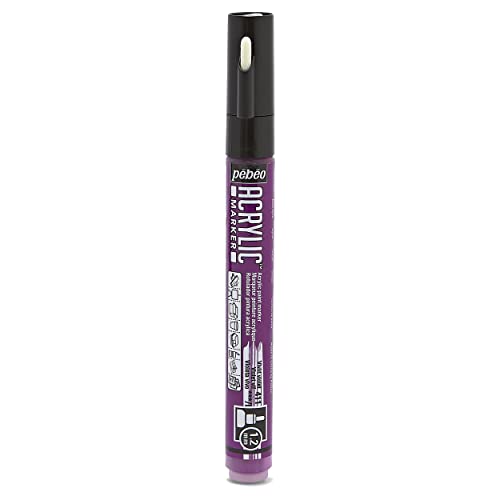 Pebeo Deco Marker, Vivid Violet, 1,2 mm von Pebeo