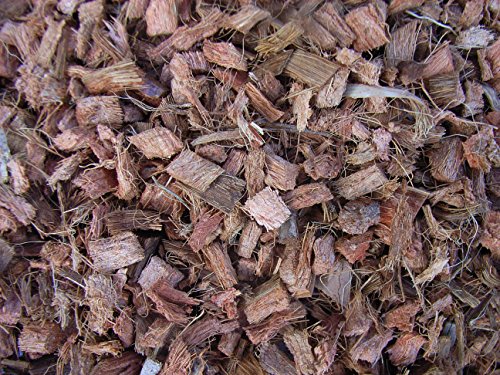Mulch Chips aus 100 % Kokos, grob, 50 Liter, (EUR 0,59/Liter), Kokoschips, Einstreu geeignet als Unkrautschutz, Winterschutz, Pflanzenschutz, Schneckenschutz und Düngemittel, 100% biologisch abbaubar von pemmiproducts