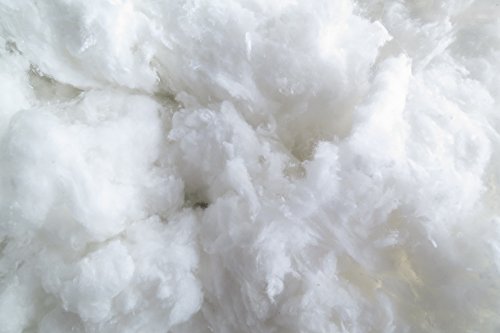 Zupf-Schnee, weiß, 1 kg, aus 100% Baumwolle, kompostierbar, (EUR 19,90/kg), Schneewatte, Dekoschnee, Kunstschnee von pemmiproducts