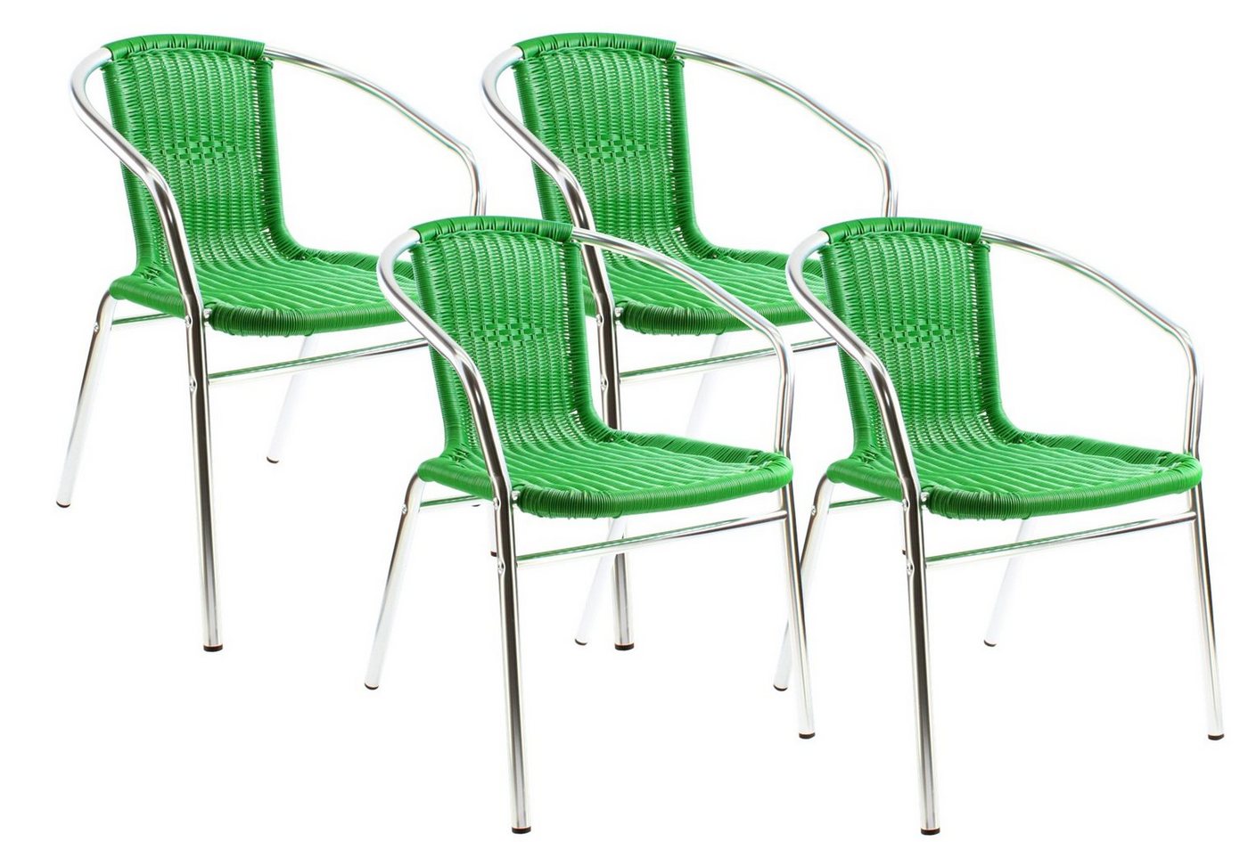 pemora Gartenstuhl Outdoor-Stuhl 4-er Set KIR stapelbar von pemora