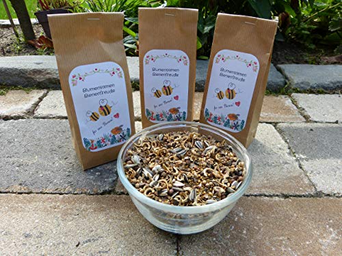 Blumensamen Bienenfreude Wildblumenmischung ohne Gräser Saatgut Insekten Bienen bunte Seedbombs Samen 100-500 m² zur Auswahl ein- und mehrjährig (für 200qm) von pille baumschulen