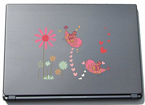Laptopaufkleber Laptopskin lovely002 - Süße Herzen - Fisch mit Herz - 210 mm Aufkleber von INDIGOS UG
