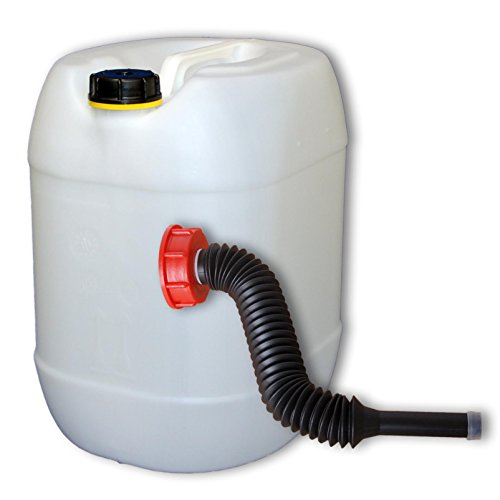 30 Liter Kanister + 1x Ausgießer flexibel lang (DIN61) von plasteo