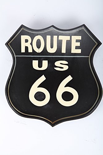 point home Design-Schlüsselschrank Route 66", Retro, schwarz, 40cm von point home