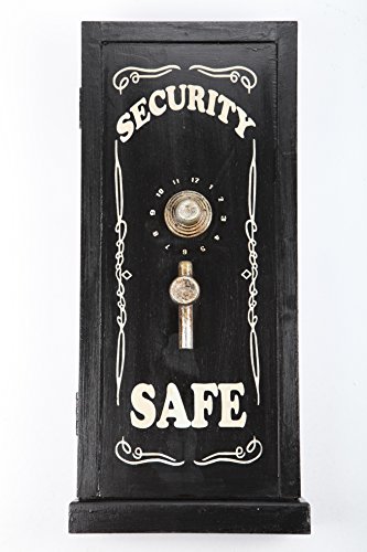 point home Design-Schlüsselschrank Safe, Retro, schwarz, 50cm von point home