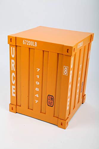 point home Design-Stuhl Container, Hocker, Retro, orange, 41cm von point home
