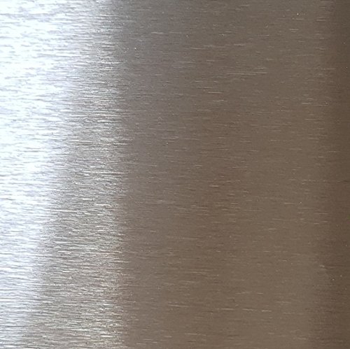 Edelstahlblech geschliffen K240 2 Meter lang 0,8 mm stark Edelstahl Platte V2A 1.4301 (10 cm breit) von profile-metall.de