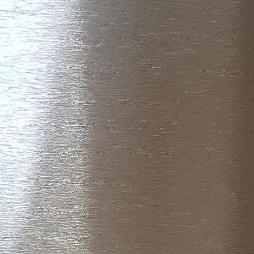 Edelstahl-Blech, Edelstahl k240 geschliffen 0,8 mm stark, magnetisch, Blechstreifen, 2000 x 450 mm Ferromagnetisch,VA Blech von profile-metall