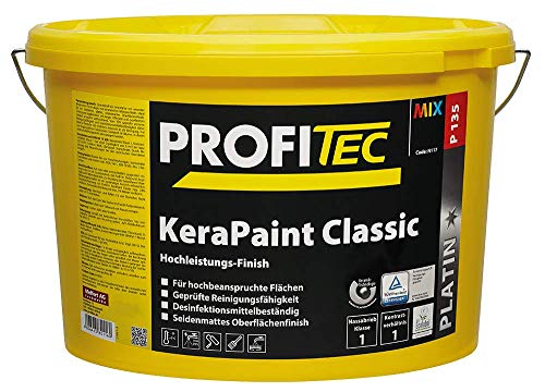 ProfiTec P135 KeraPaint Classic - Wandfarbe | Hochleistung | Deckenfarbe | Innenfarbe | Weiß | 12,5 Liter von profitec