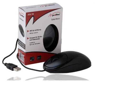 profitec AGM 138 USB Optical Scroll Mouse 800 DPI von profitec