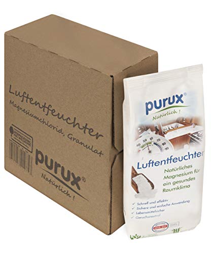 purux Luftentfeuchter Granulat 600g Entfeuchter nachhaltig verpackt von purux