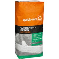 quick-mix Mörtel, 30 kg, zum Setzen von Randsteinen/Gehwegplatten,/Pflastersteinen - grau von quick-mix